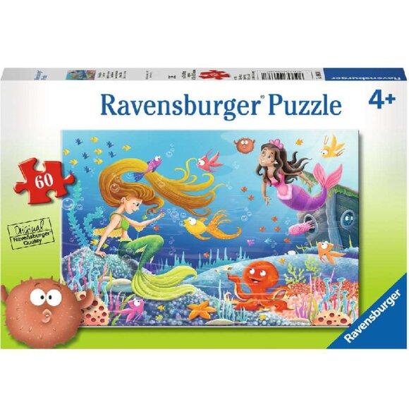 New sealed Ravensburger- 60 Piece Puzzle - Mermaid Tales - Picture 1 of 16